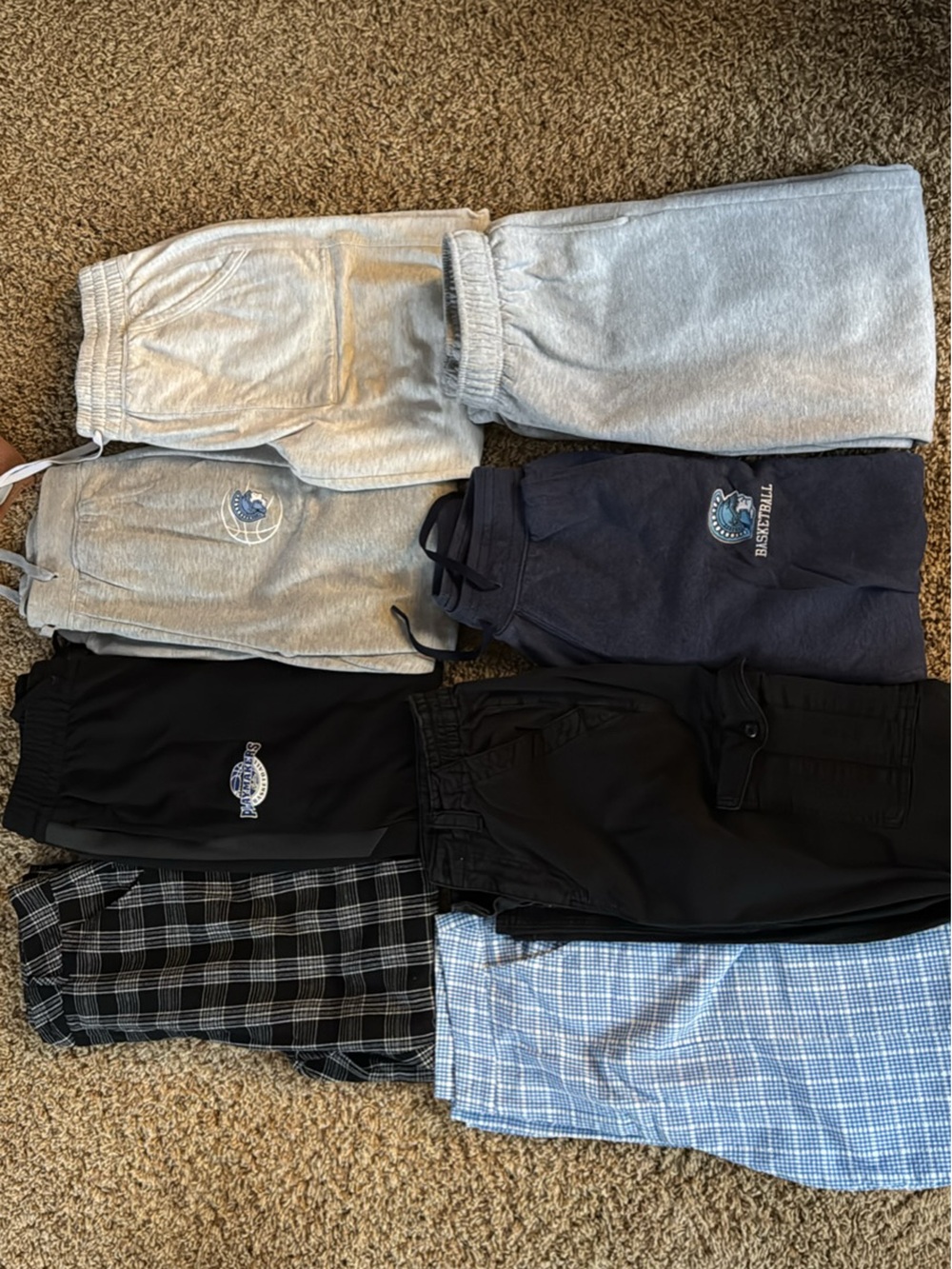 Children's Athletic Sweatpants - Gray, Navy, Black